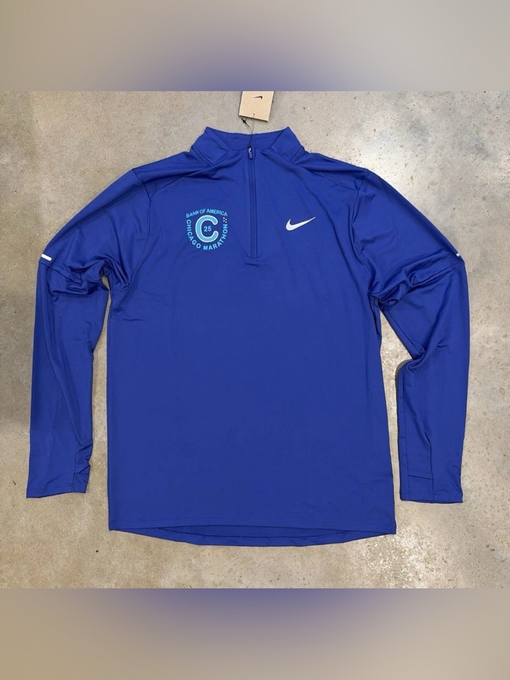Nike PE 2025 Chicago Marathon Element 1/4 Zip Running Shirt HQ4199-539 Men’s S